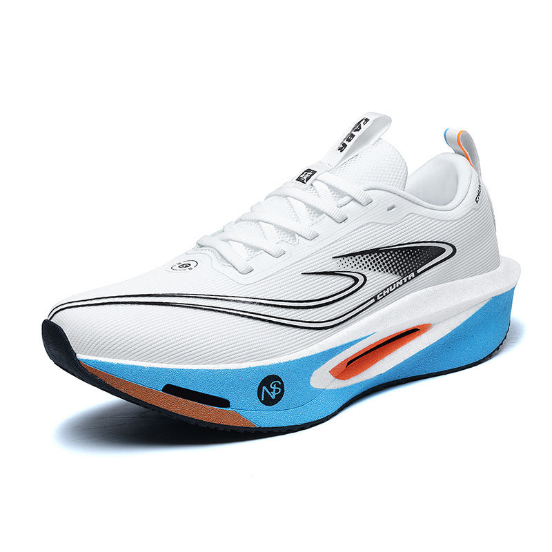 Unisex fließende Race-Performance-Sneaker mit hochprofilierter reaktiver Schaum-Zwischensohle und nahtlosem Leichtstrick-Obermaterial EB