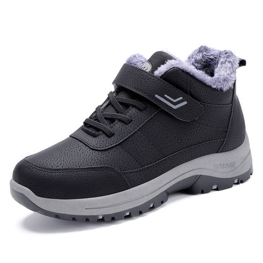 Damen warme Isolierte Outdoor-Stiefel mit strapazierfähiger Sohle und praktischem Klettverschluss EB