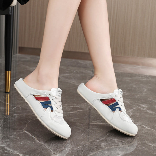Damen Sportliche Clogs mit atmungsaktiver Mesh-Konstruktion und rutschfester Außensohle EB