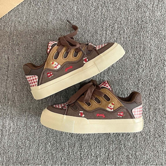 Damen Sneakers mit verspieltem Design und dämpfender Sohle EB