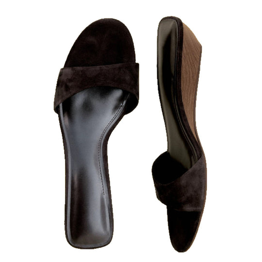 Damen Komfortable Wedgesandalen mit softem Obermaterial und ergonomischer Fußbettgestaltung EB