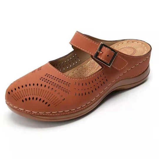 Damen Komfortable und stilvolle Holzclogs EB