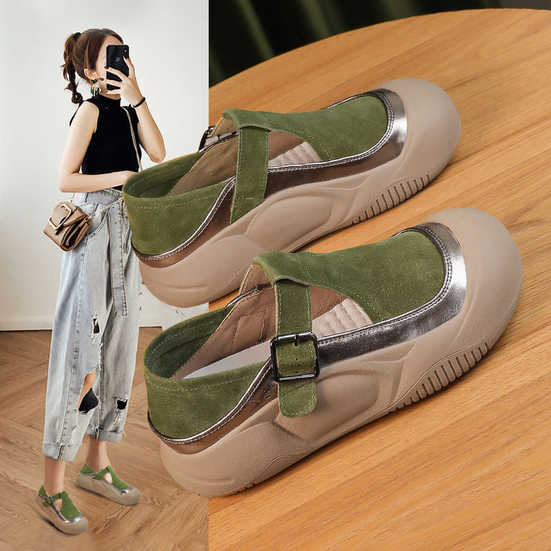 Damen bequeme Clogs mit verstellbarem Riemen und atmungsaktiver Sohle EB