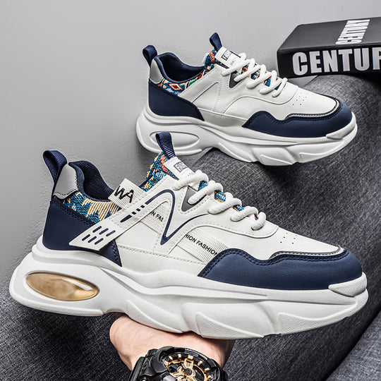 Damen Sportliche Chunky Sneakers mit atmungsaktivem Mesh-Obermaterial und gepolsterter Sohle EB
