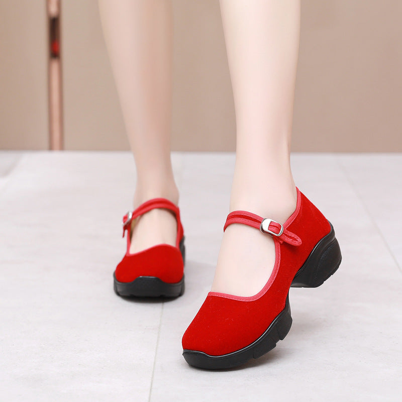 Damen Komfortable und elegante Mary Jane Schuhe mit stylishen Details EB