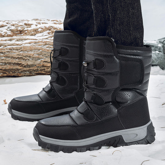 Damen Winterstiefel mit isolierendem Futter und rutschfester Profilsohle EB