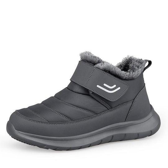 Damen isolierte Winterstiefel mit rutschfester Sohle und praktischem Klettverschluss EB