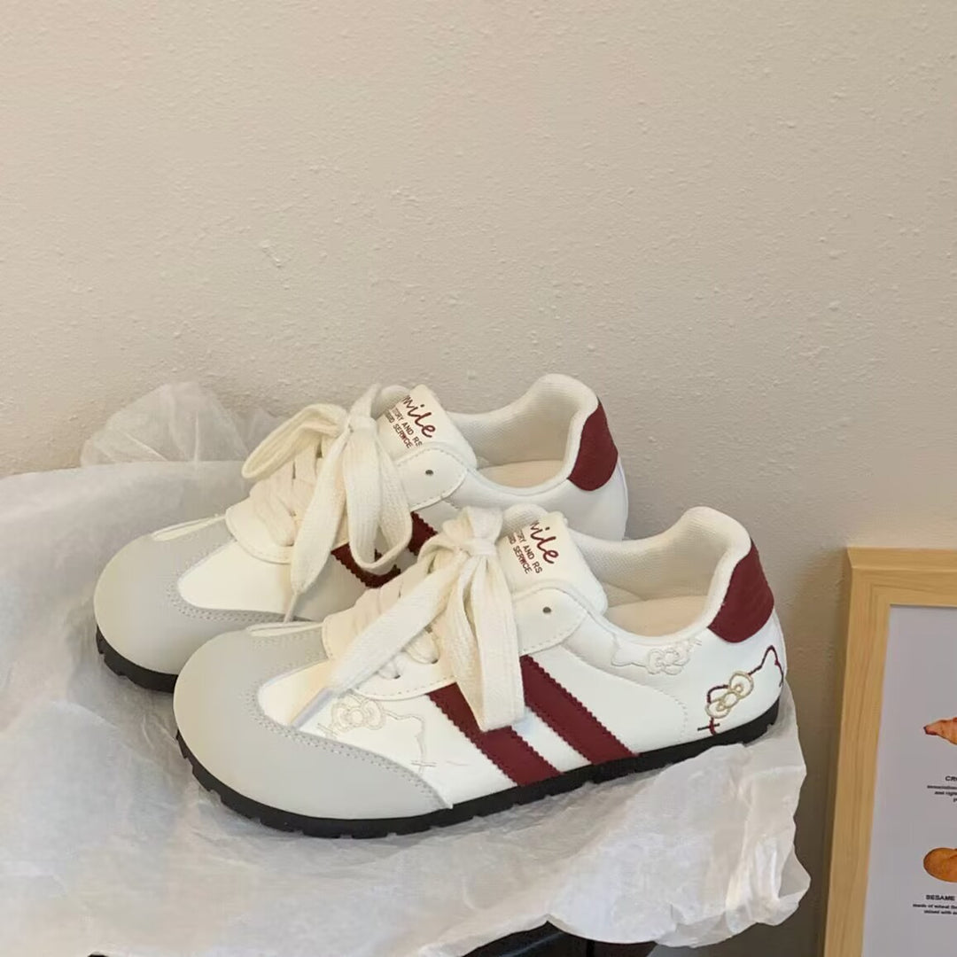 Damen Sportliche Sneakers mit verspieltem Design und atmungsaktivem Material EB