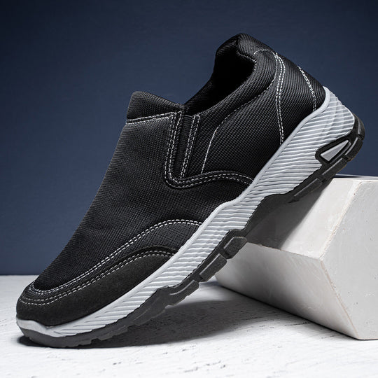 Damen Komfortable Slip-On Sneakers mit rutschfester Sohle EB