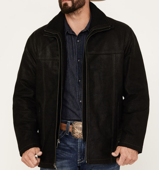 Herren hochwertige jacke mit modernen Details und praktischen Taschen EB