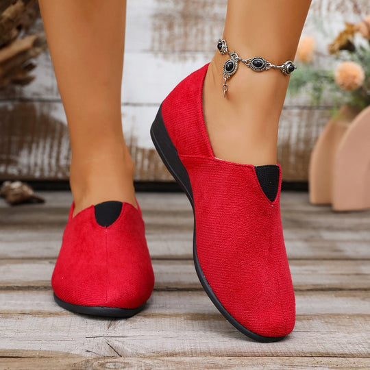 Damen Bequeme und elegante Slipper aus atmungsaktivem Material EB