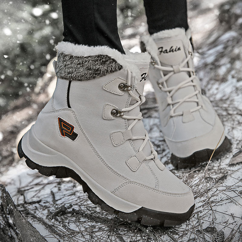 Damen Isolierte Winterstiefel mit rutschfester Sohle und weichem Innenfutter EB