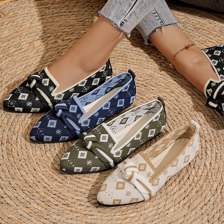 Damen Atmungsaktive und modische Slip-On Ballerinas EB