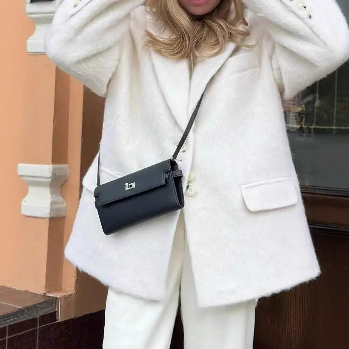 Damen Modischer Oversized-Blazer mit luxuriösem Futter EB