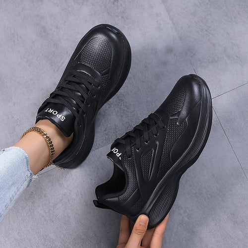 Damen Sportliche Sneakers mit atmungsaktivem Obermaterial und dämpfender Sohle EB