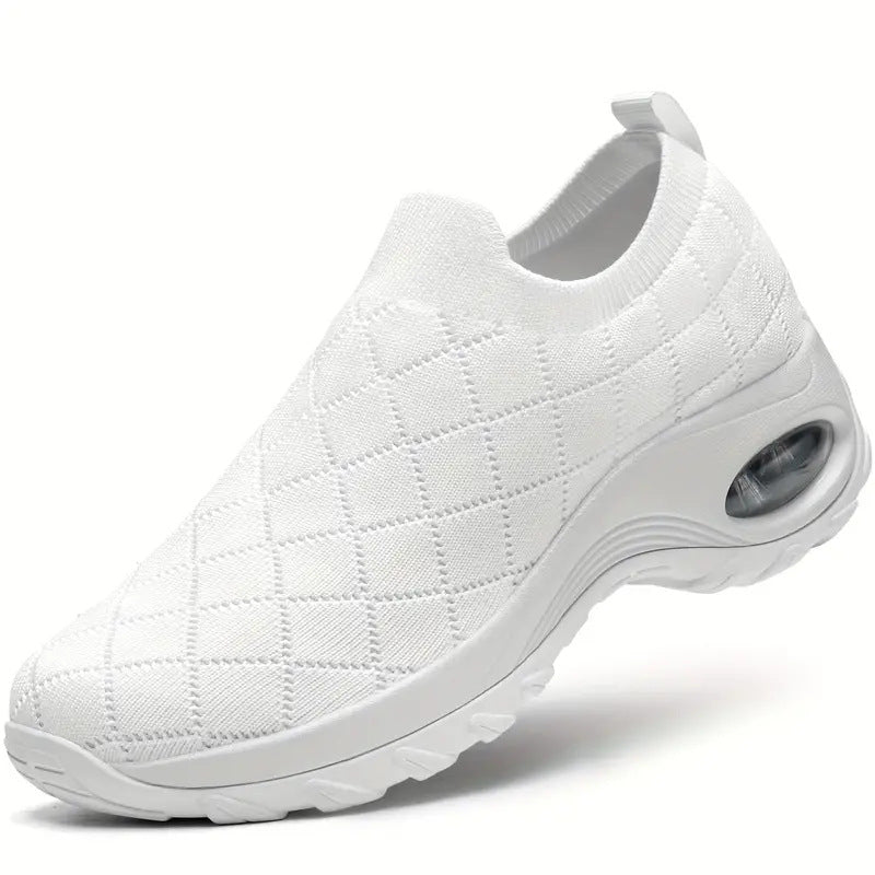 Damen Atmungsaktive Slip-On Sneakers mit flexibler Dämpfungstechnologie EB