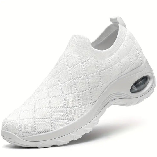 Damen Atmungsaktive Slip-On Sneakers mit flexibler Dämpfungstechnologie EB