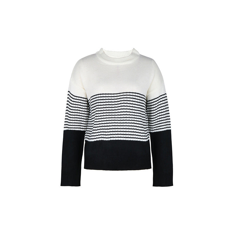 EB | Gestreifter Strickpullover Für Bequeme Outfits