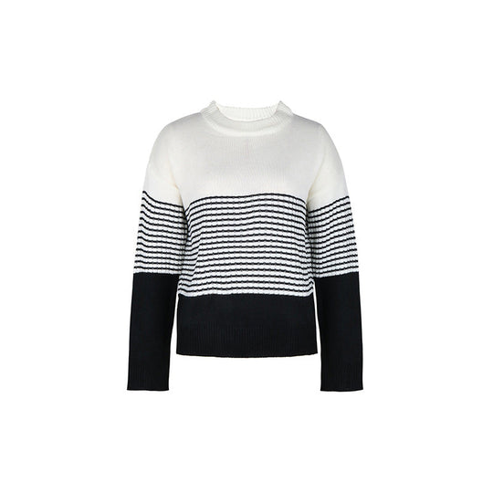 EB | Gestreifter Strickpullover Für Bequeme Outfits