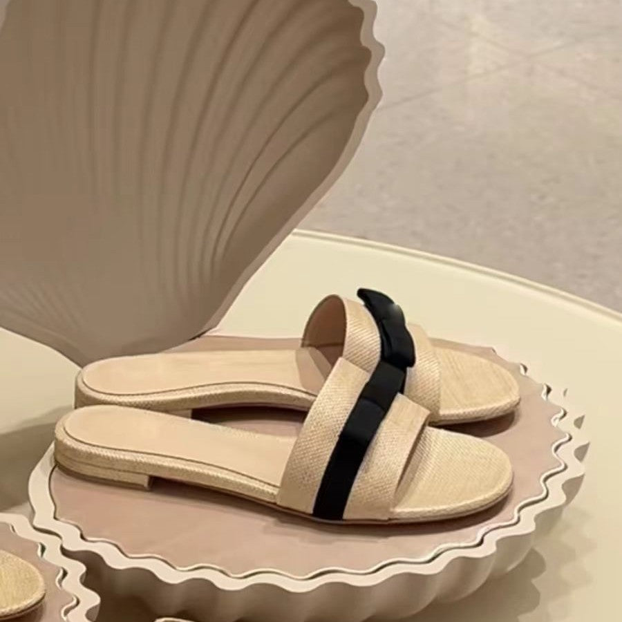Damen Slides mit breitem Riemen und komfortabler Sohle EB