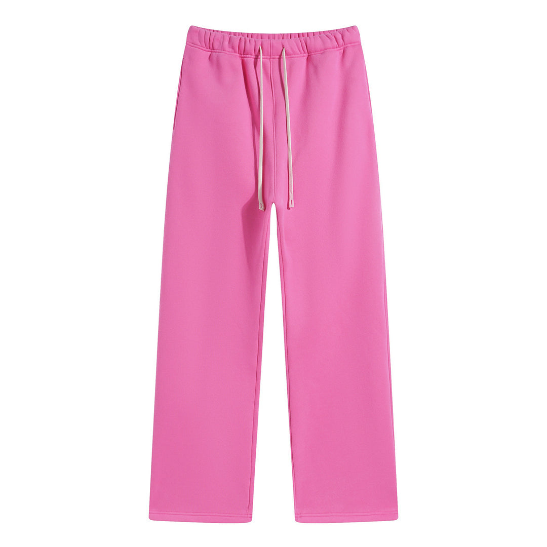 Damen nan weite Relax-Sweathose mit elastischem Komfortbund, kontrastierendem Kordelzug und geradem Bein EB