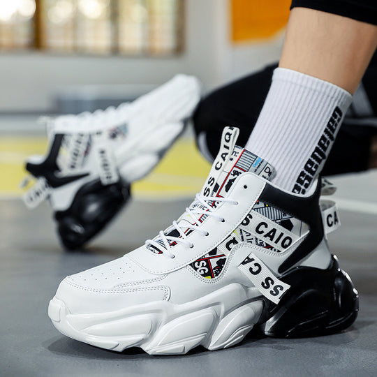 Damen Modische und sportliche High-Top Sneakers mit innovativem Design EB