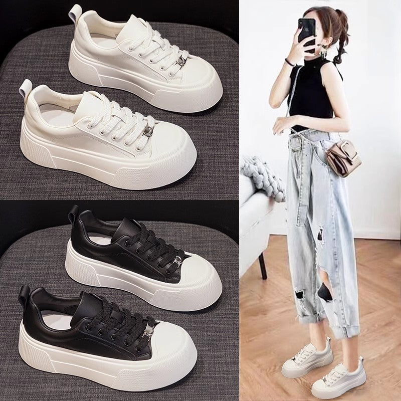 Damen Plateausneaker mit sportlichem Design und bequemer Polsterung EB