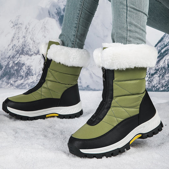 Damen Winterstiefel mit isolierendem Futter Außensohle EB