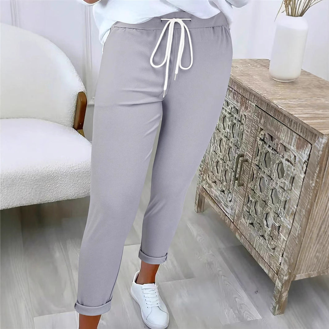 Damen Komfortable Freizeithose mit elastischem Bund EB