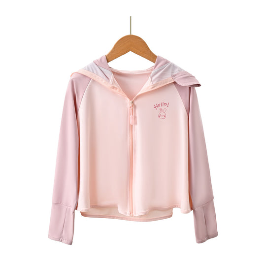 Jungen atmungsaktive Kapuzenjacke mit UV-Schutz EB