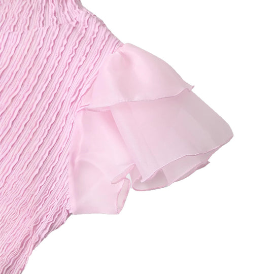 Damen Strickkleid mit Puffärmeln EB