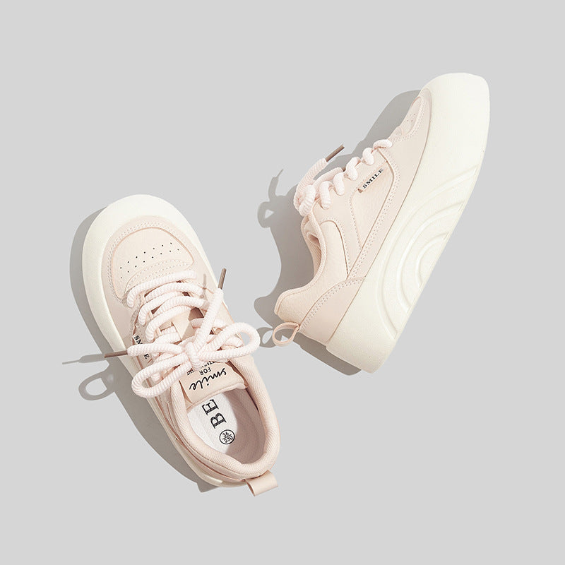 Damen Modische Komfort-Sneaker mit extrahoher Sohle EB