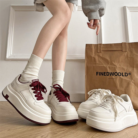 Damen Plateau Sneakers mit ergonomischer Dämpfung und sportlichem Design EB