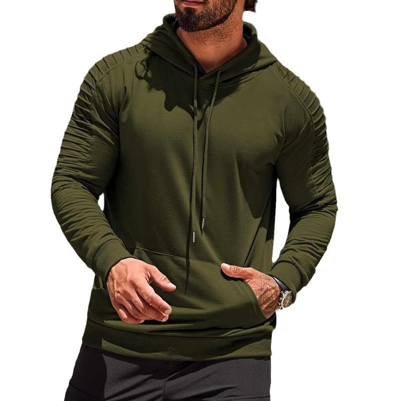 Herren Sport-Hoodie mit innovativer Textur und funktionalem Schnitt EB