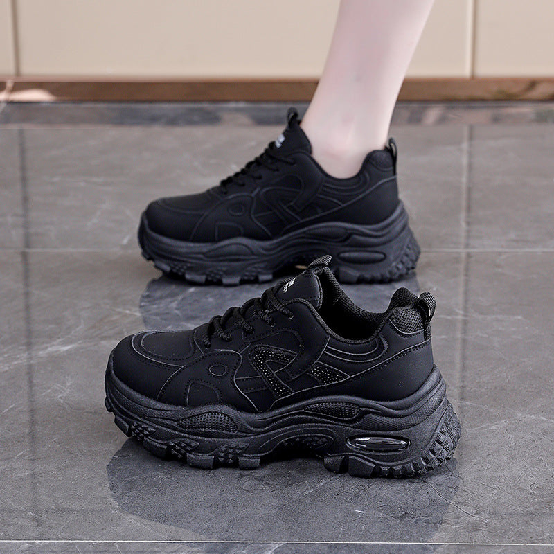 Damen Chunky Sneakers mit atmungsaktivem Mesh-Obermaterial und dämpfender Sohle EB