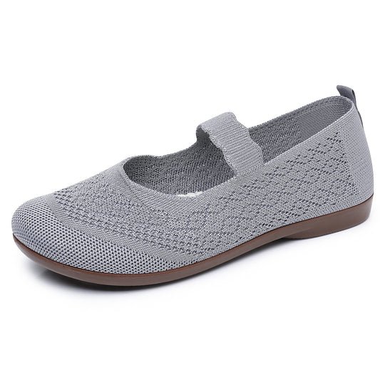 Damen Ballerinas mit rutschfester Sohle und atmungsaktivem Obermaterial EB