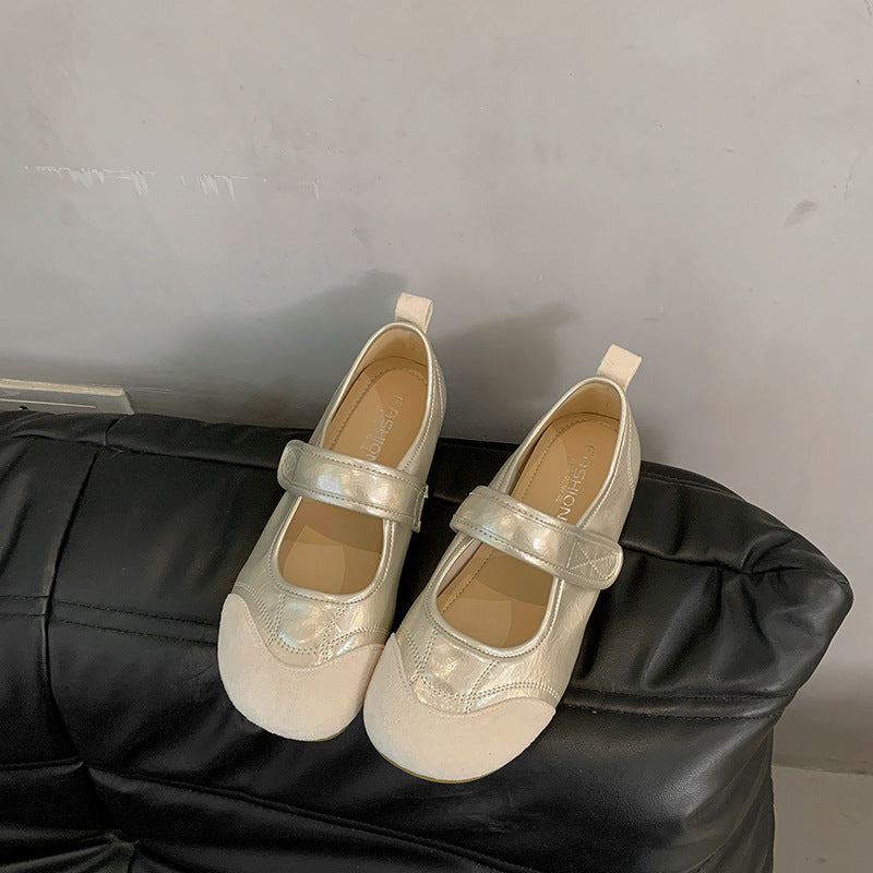 Damen Ballerina mit verstellbarem Riemen von EB