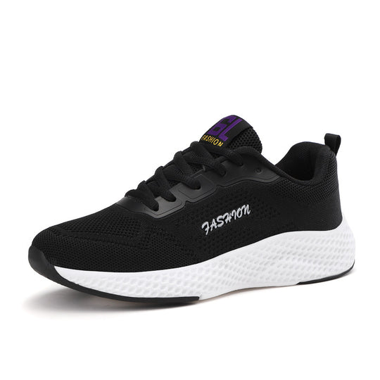 Damen Sportliche Luftige Sneakers mit rutschfester Sohle und atmungsaktivem Obermaterial EB