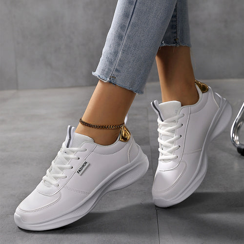 Damen Sportliche Sneakers mit atmungsaktiver Sohle und rutschfester Laufsohle EB