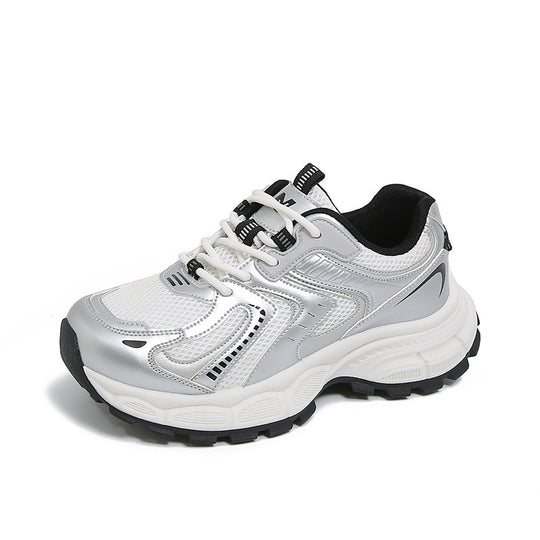 Damen Sportliche Freizeitschuhe mit atmungsaktiver Mesh-Oberfläche und stoßdämpfender Laufsohle EB
