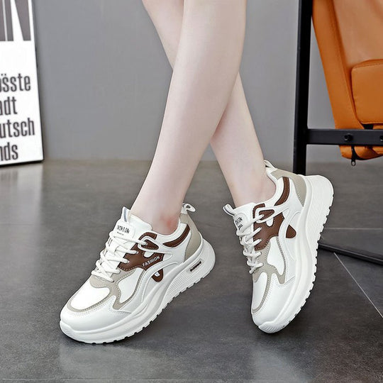 Damen Sportliche Sneakers mit leicht dämpfender Sohle und atmungsaktivem Obermaterial EB
