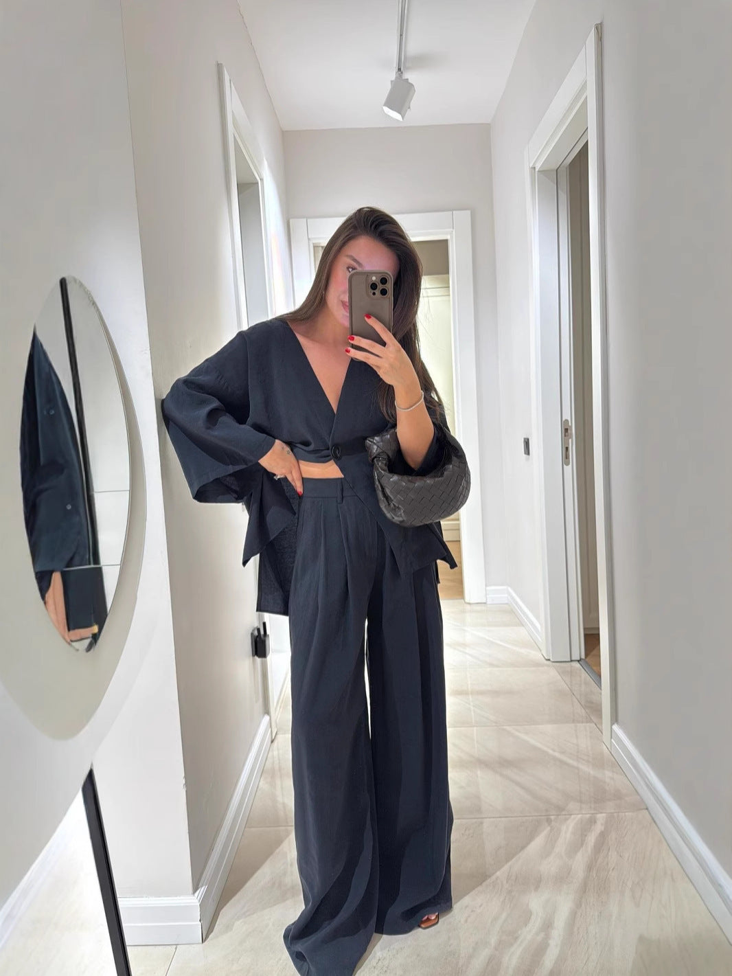 Damen lässige und zeitlose Überwurfjacke EB