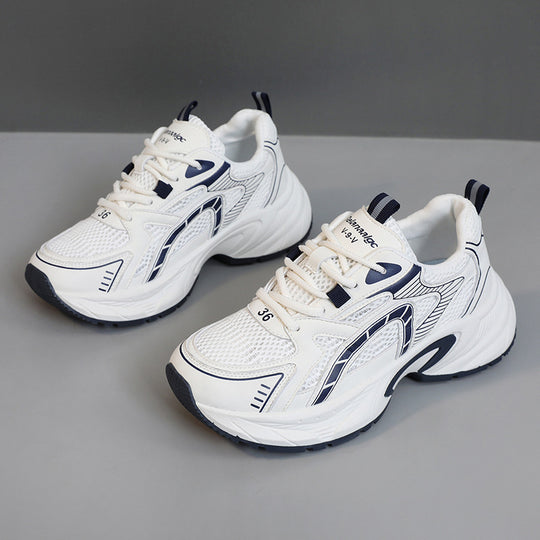 Damen Sportliche Lauf Sneakers mit atmungsaktiver Netzstruktur und innovativer Dämpfung EB