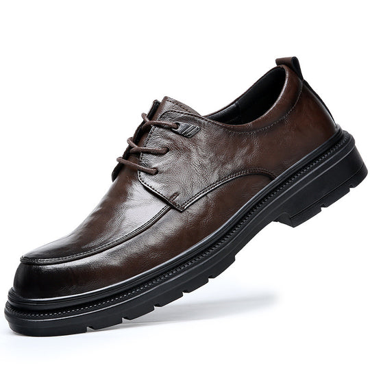 Herren Elegante Schnürschuhe mit rutschfester Sohle und atmungsaktivem Obermaterial EB