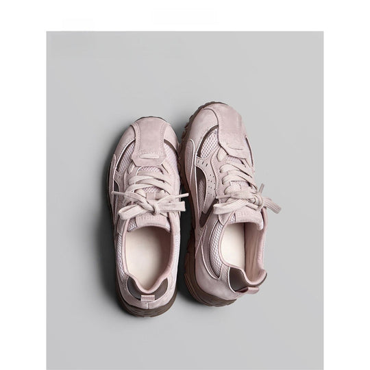 Damen Chunky Retro-Sneaker mit gepolsterter Komfortsohle und profilierter Gummisohle EB