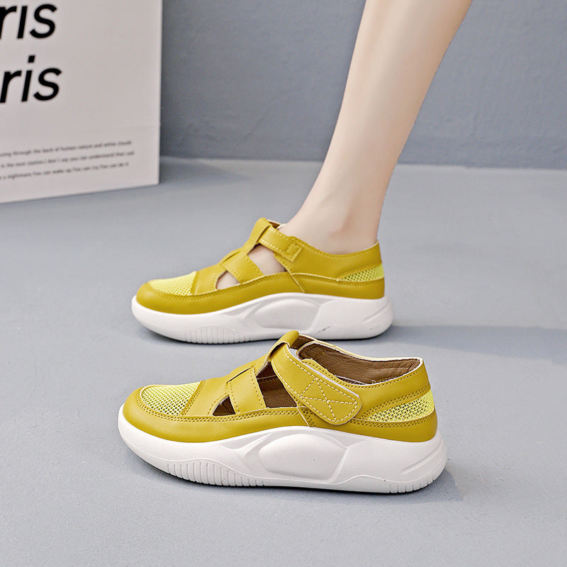 Damen Sportliche Freizeitschuhe mit verstellbarem Klettverschluss und atmungsaktivem Obermaterial EB