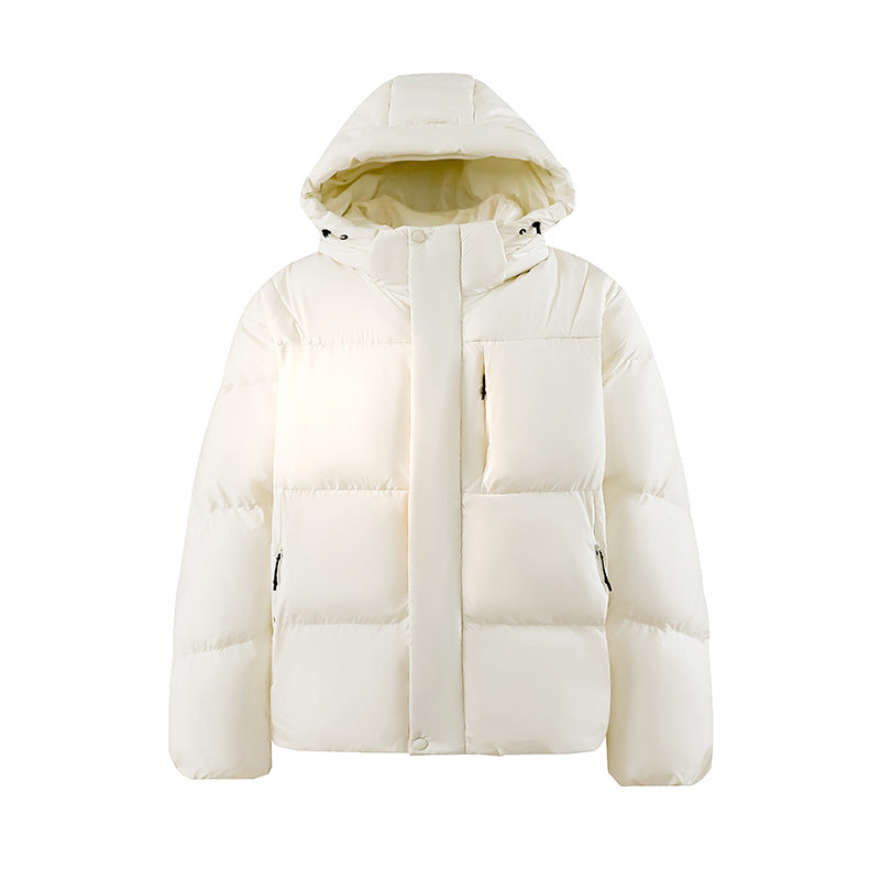 Damen Sportliche Winterjacke mit hohem Kragen und praktischen Taschen EB