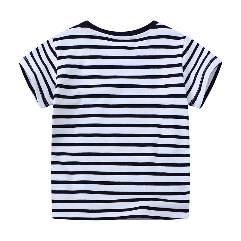 Jungen T-Shirt mit einzigartigem Baustellenfahrzeug-Motiv EB