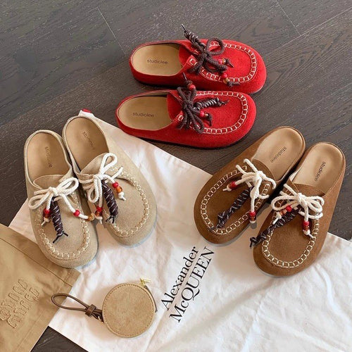 Damen Mokassins mit kreativem Verzierungsdetail und bequemer Innensohle EB