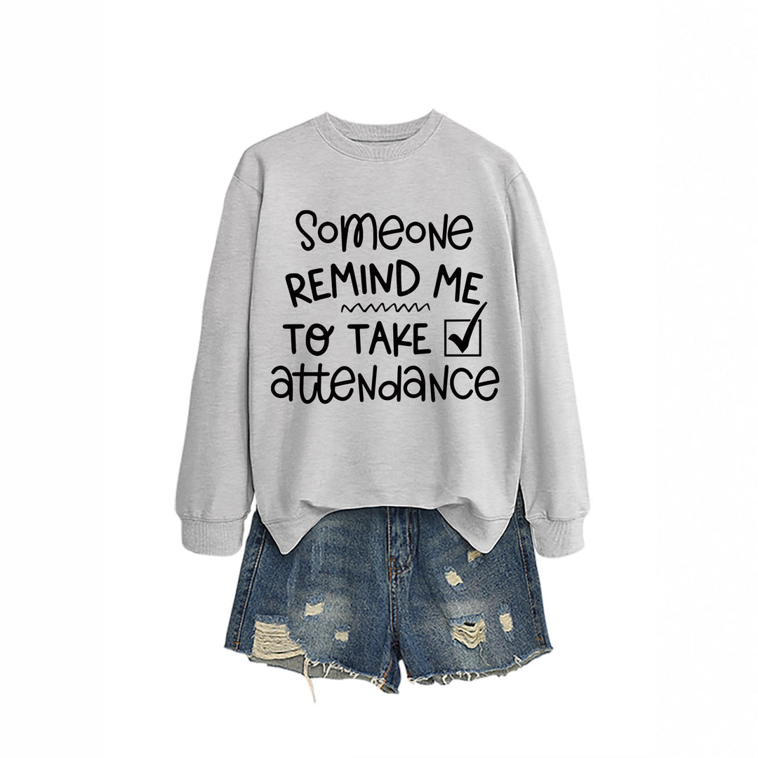 Damen Sweatshirt mit witzigem Motiv und inspirierendem Schriftzug EB